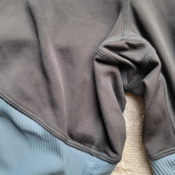 ZYIA Active Storm Parallel Luxe High Rise 7/8 length Blue Legging, Size 6-8 - Picture 13 of 13